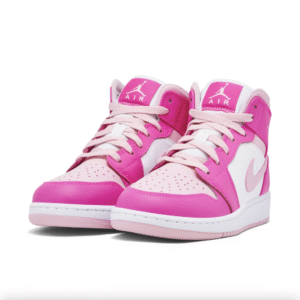 Air Jordan 1 Mid Fierce Rosa GS